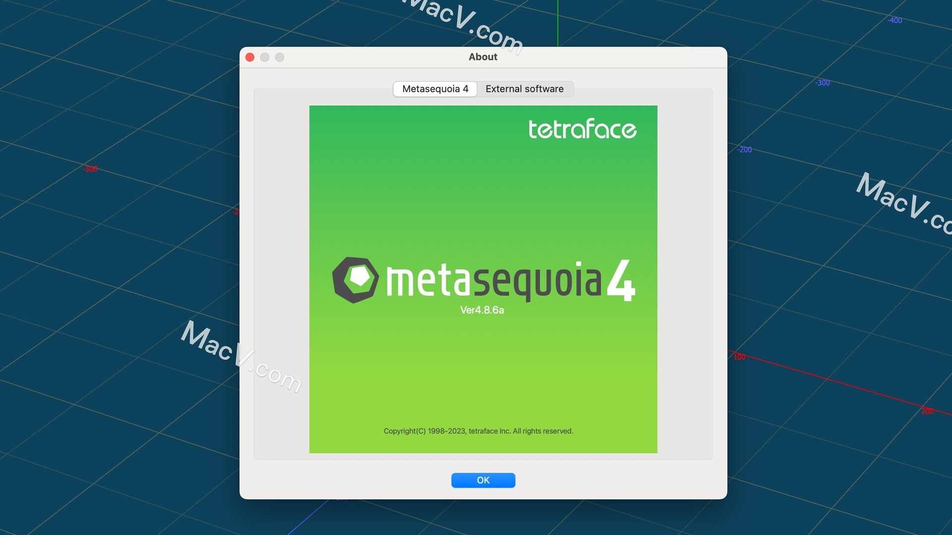 Metasequoia 4 mac破解版下载-Metasequoia 4 for Mac(水杉3D建模器)