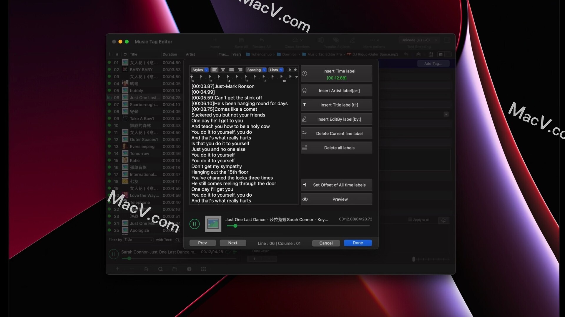 Music Tag Editor 2破解版下载-Music Tag Editor for Mac(音频标签编辑器)