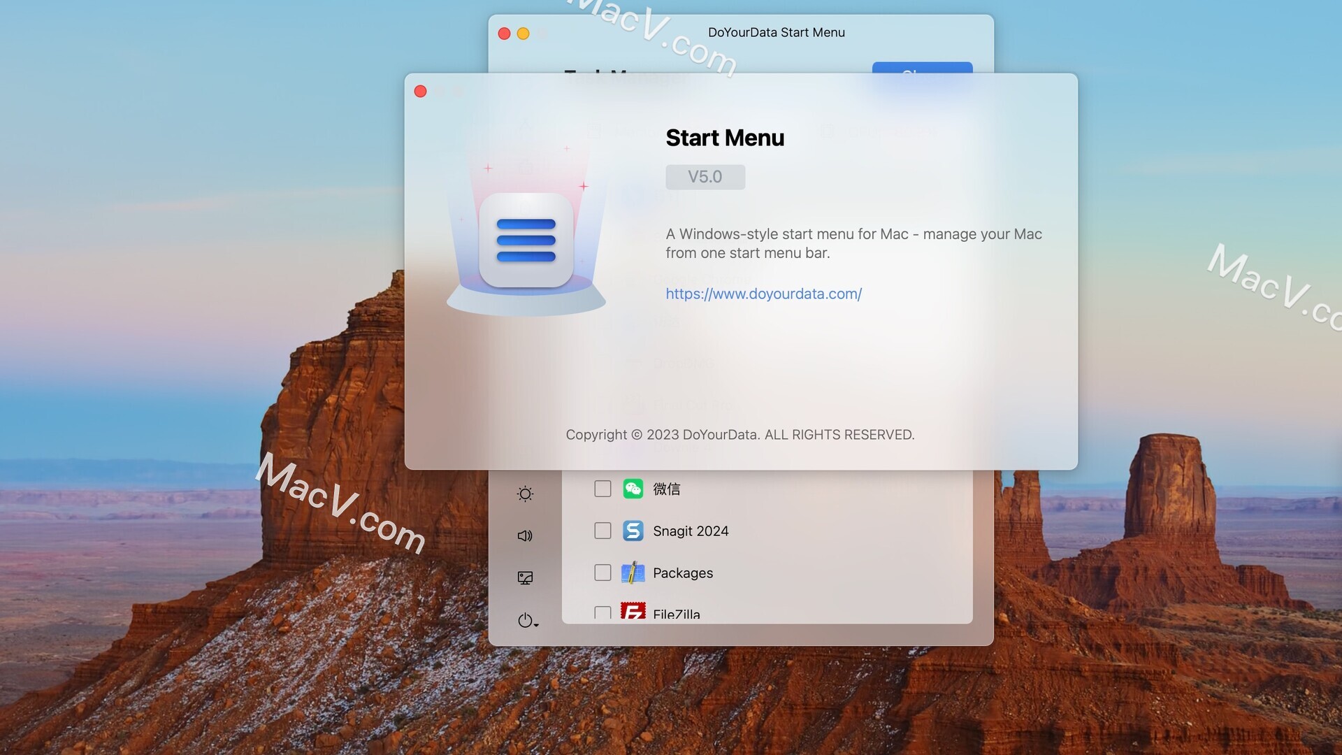 DoYourData Start Menu mac破解版-DoYourData Start Menu for Mac(创建Windows样式的菜单栏)下载