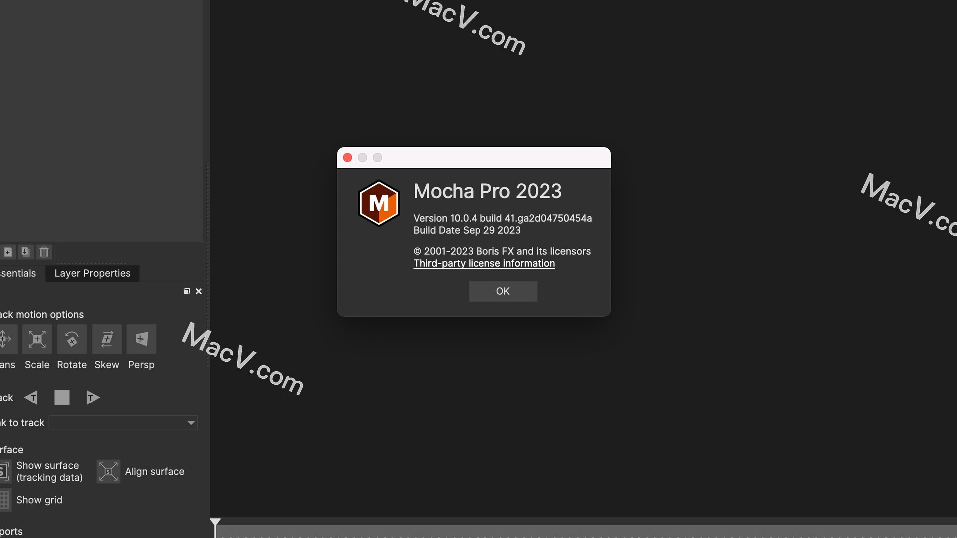  Boris FX Mocha Pro 2023 下载 -Boris FX Mocha Pro 2023 for Mac(AE/达芬奇/Fusion/Nuke/OFX插件) 