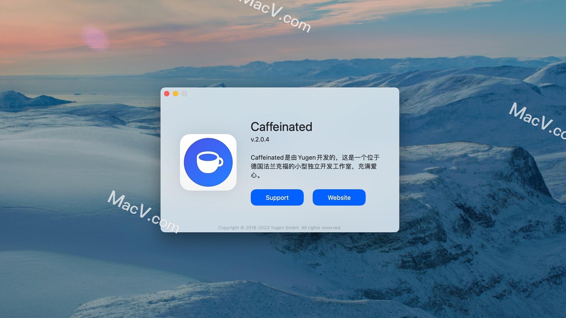 Caffeinated Mac破解版-Caffeinated for Mac(系统防睡眠软件) 下载