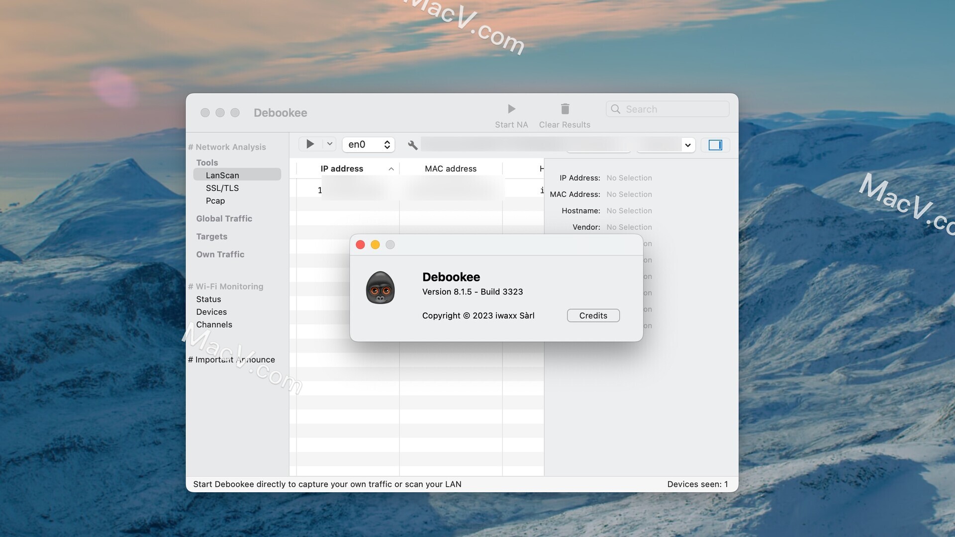 Debookee破解下载-Debookee for Mac(网络数据抓包及分析工具)