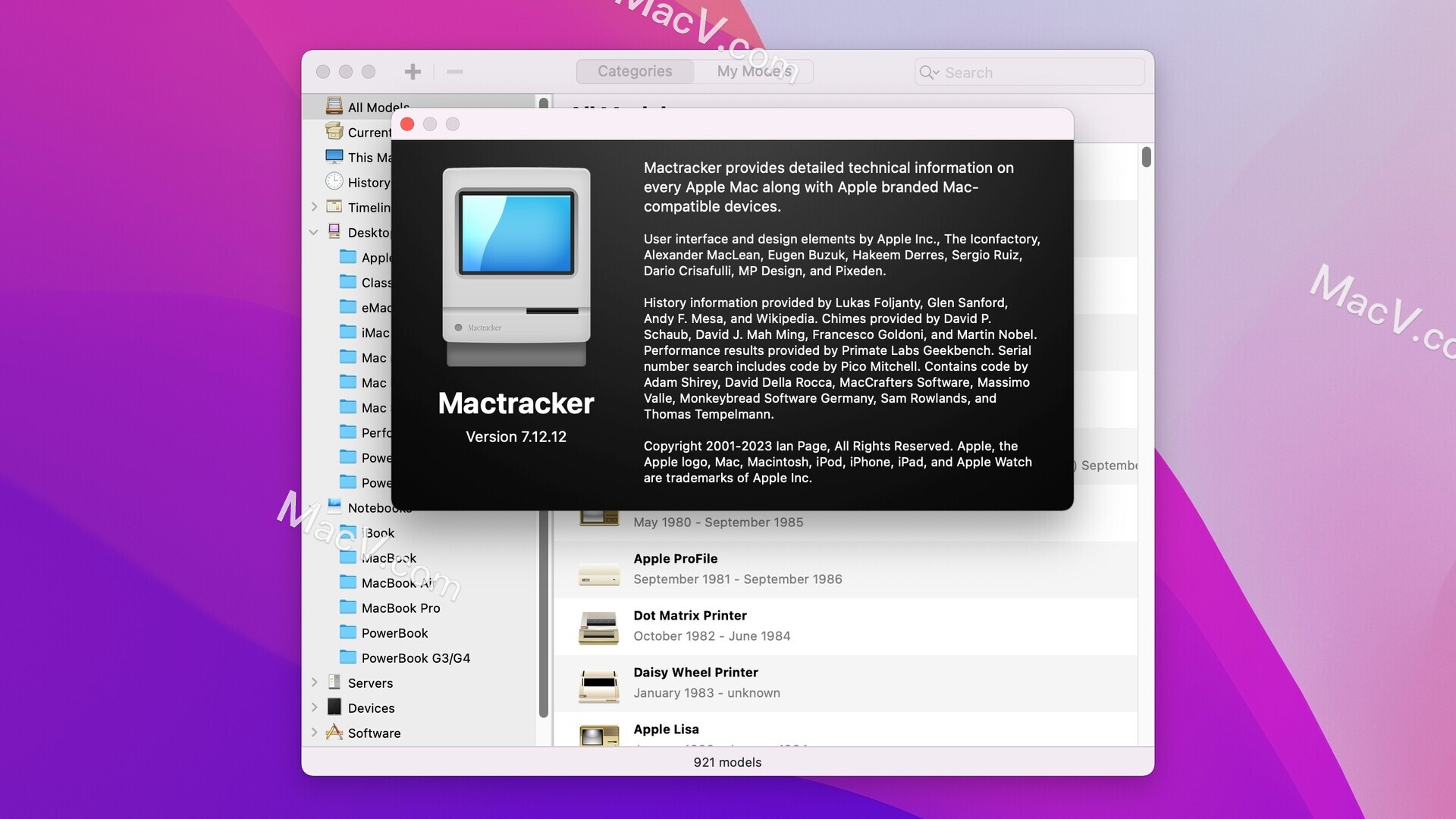 Mactracker mac破解版下载-Mactracker for mac(Mac硬件信息查询工具) 