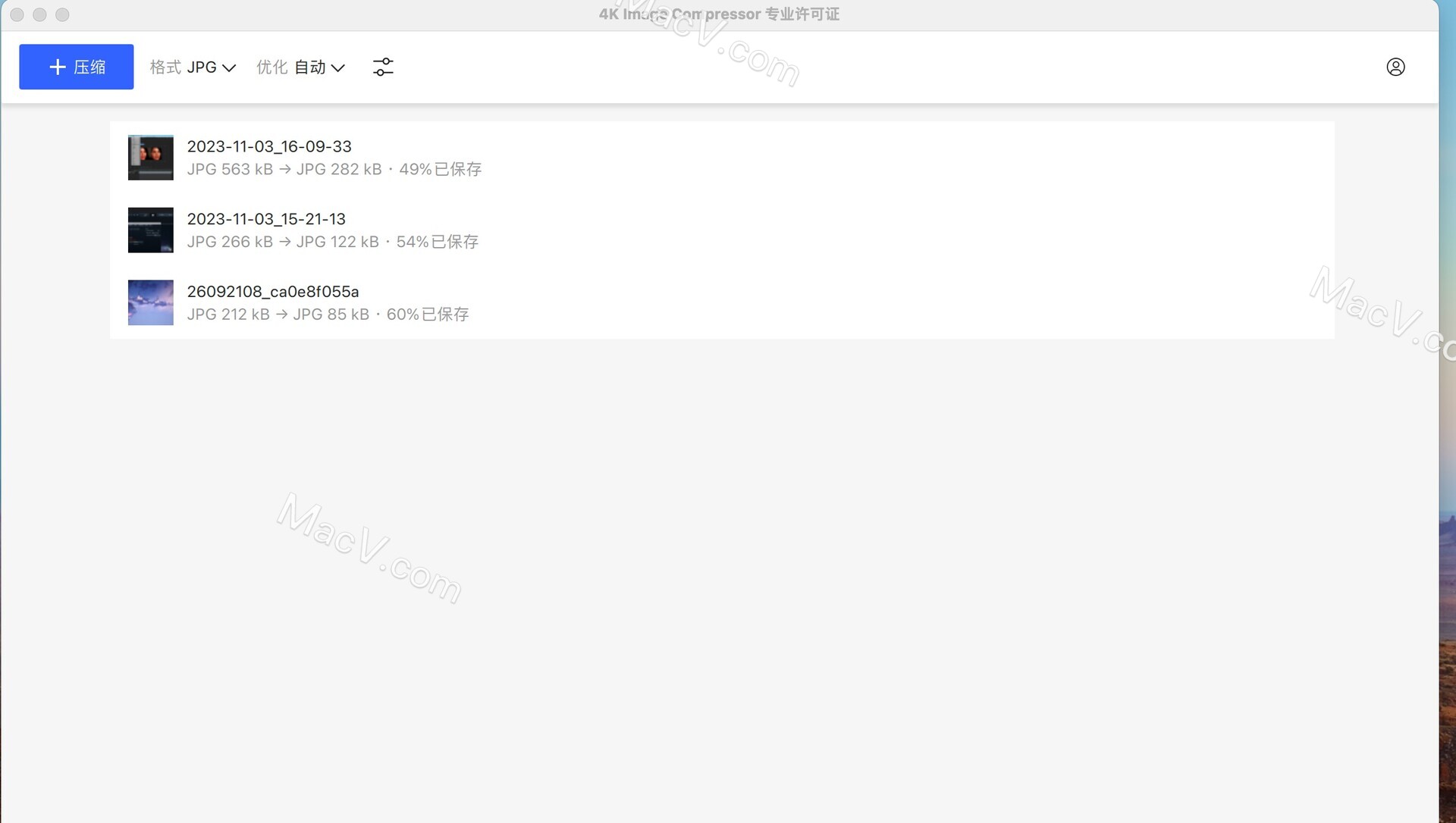 MacOS图像压缩器4K Image Compressor Pro下载-4K Image Compressor Pro for Mac(4K图片压缩优化工具) 