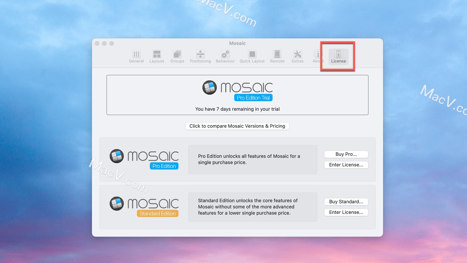 Mosaic 激活版-Mosaic for Mac(窗口布局管理软件) 下载