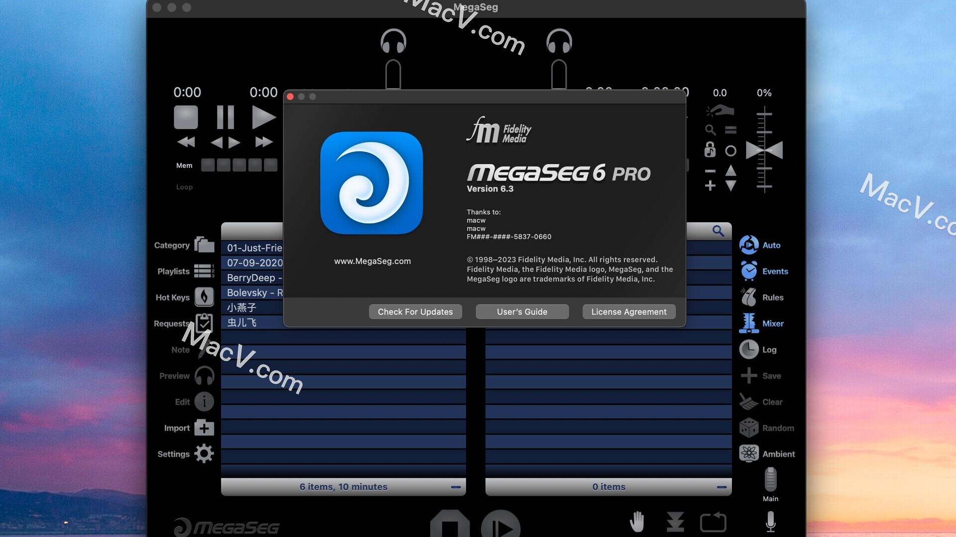 MegaSeg Pro mac破解版下载-MegaSeg Pro for Mac(mac音视频DJ混音工具)