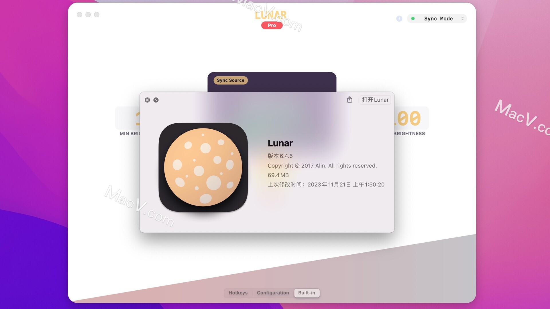 Lunar 下载-Lunar for Mac(外接屏幕亮度调节工具)