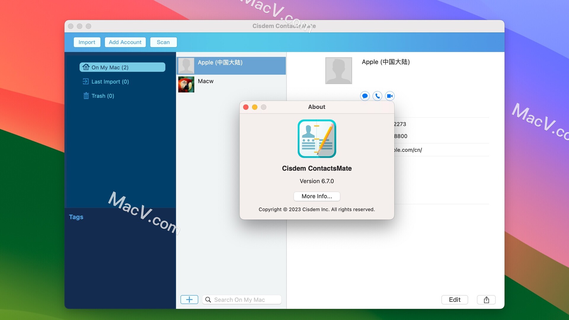 Cisdem ContactsMate-Cisdem ContactsMate for Mac(联系人管理工具)下载