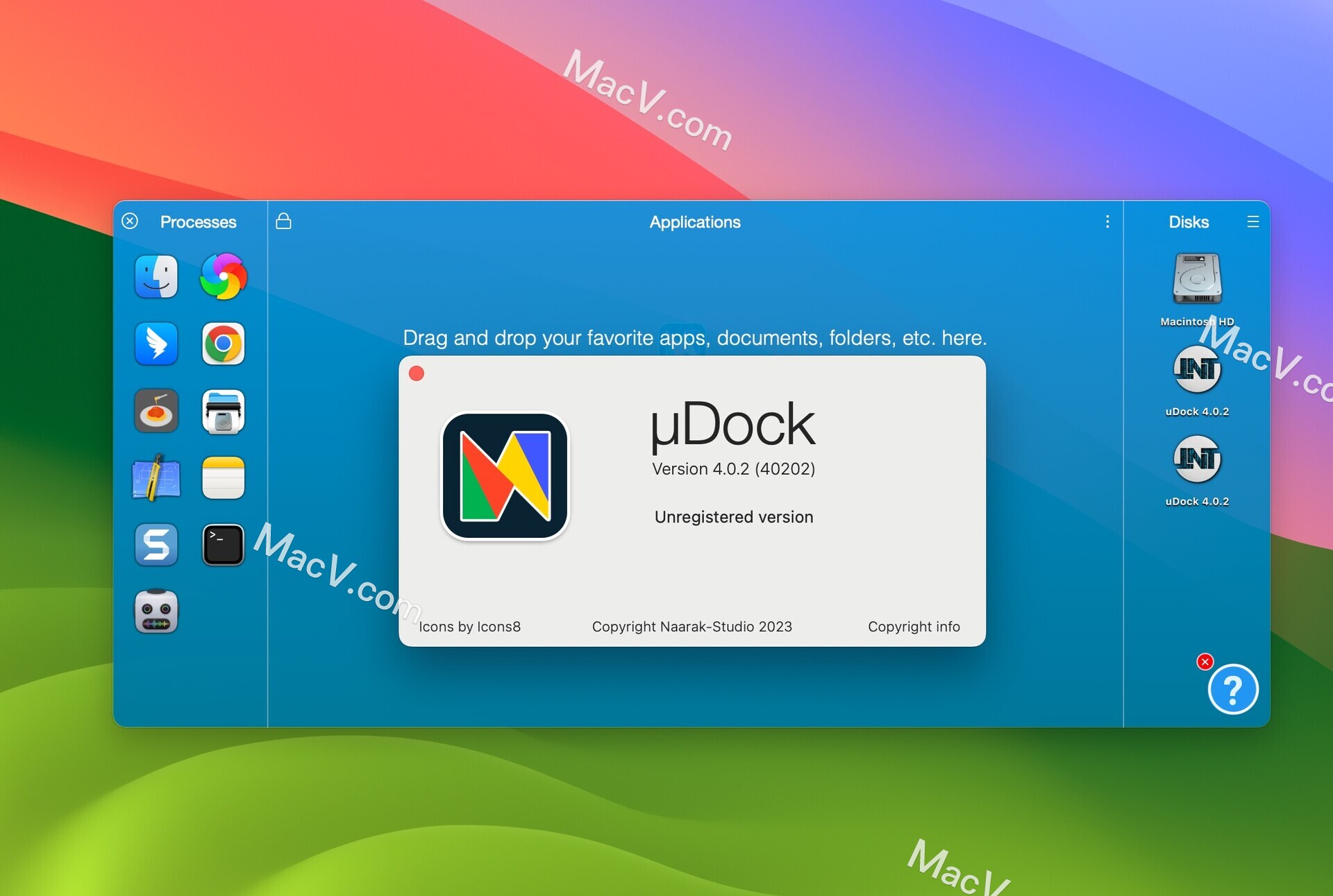 uDock Mac版下载-uDock for Mac(Dock栏快速启动程序)