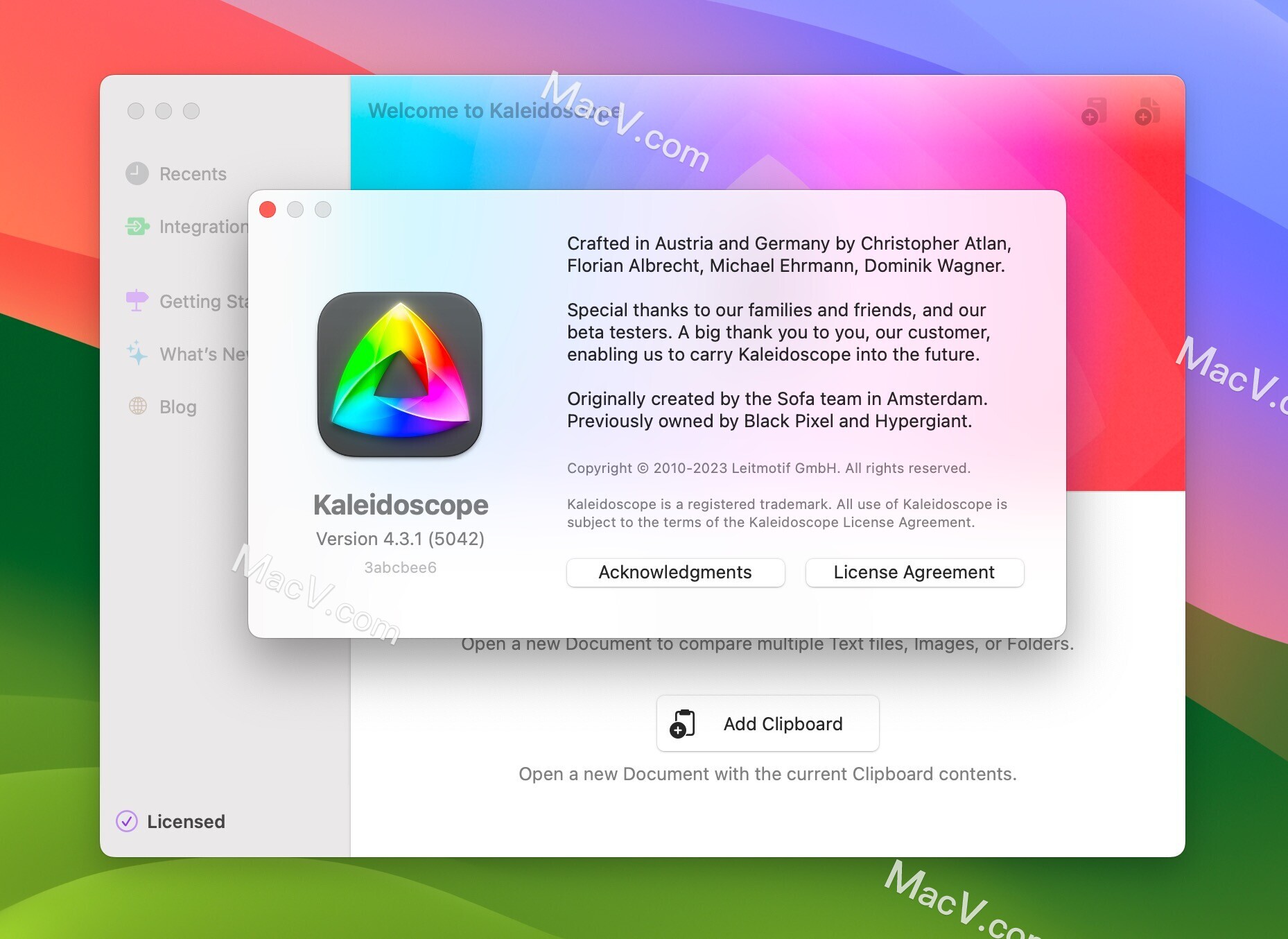 Kaleidoscope mac 破解版-Kaleidoscope for Mac(图片和文本差异比较工具)下载