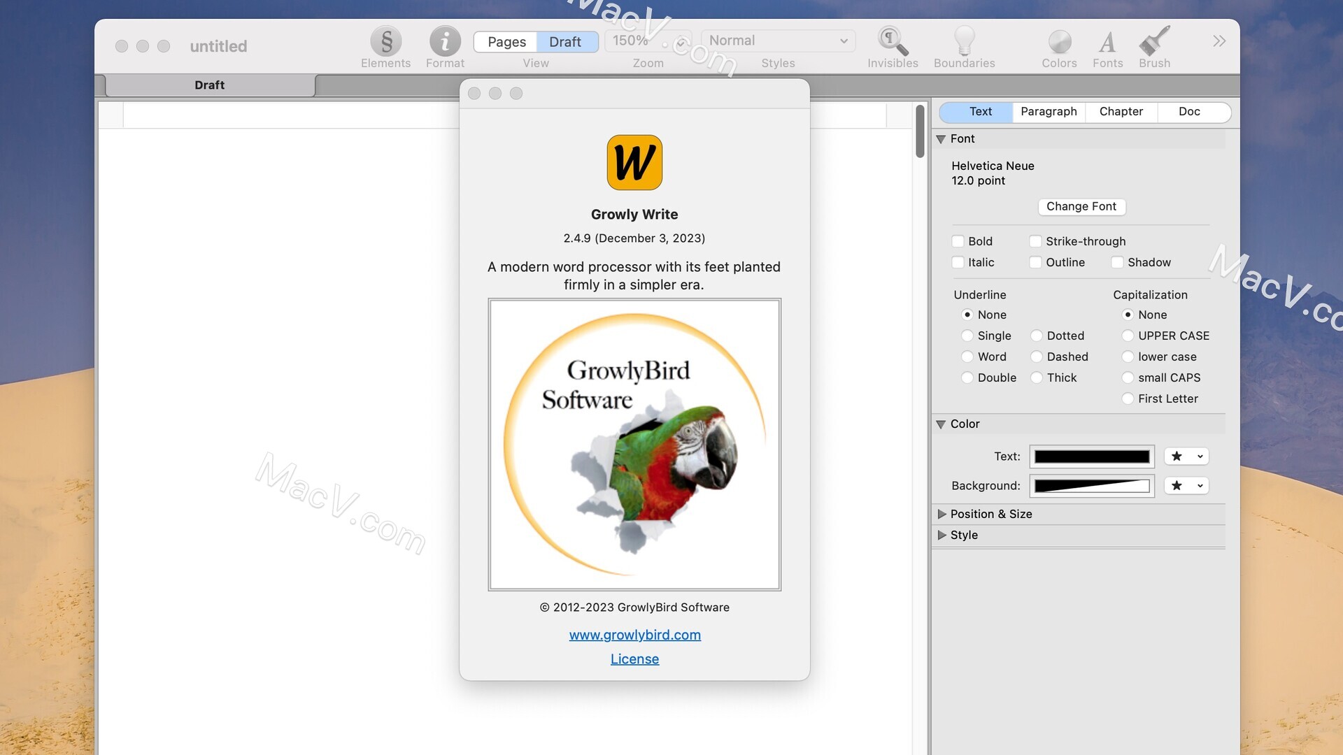 Growly Write Mac下载-Growly Write for Mac(简易文本工具)