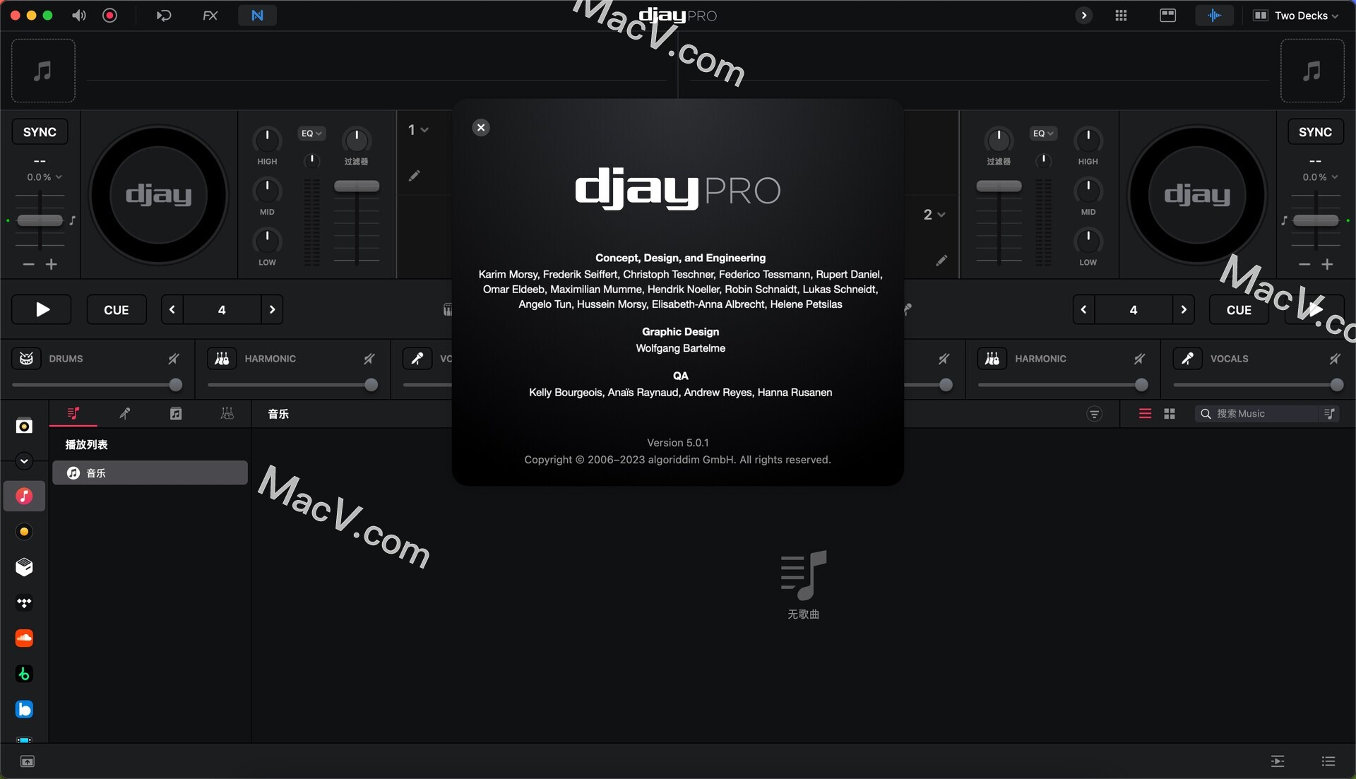 Algoriddim djay Pro Ai下载-Algoriddim djay Pro Ai for Mac(DJ混音软件)