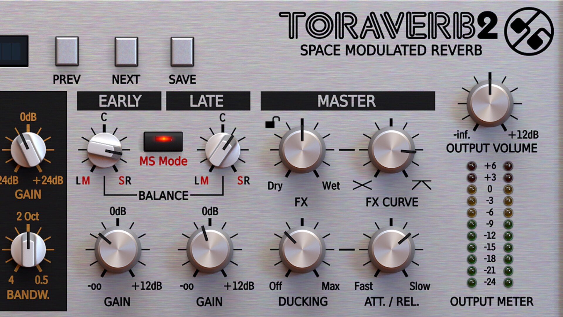 D16 Group Audio Software Toraverb for mac(环境调制混响效果器)