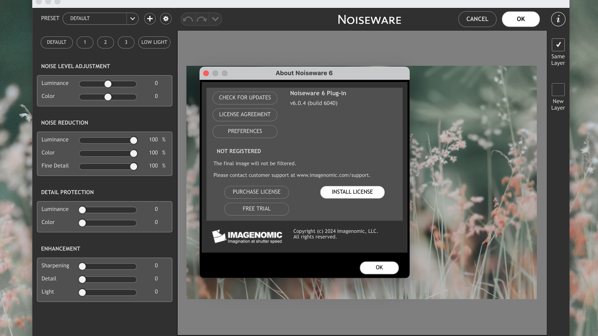Noiseware for Mac(专业图像降噪滤镜) 