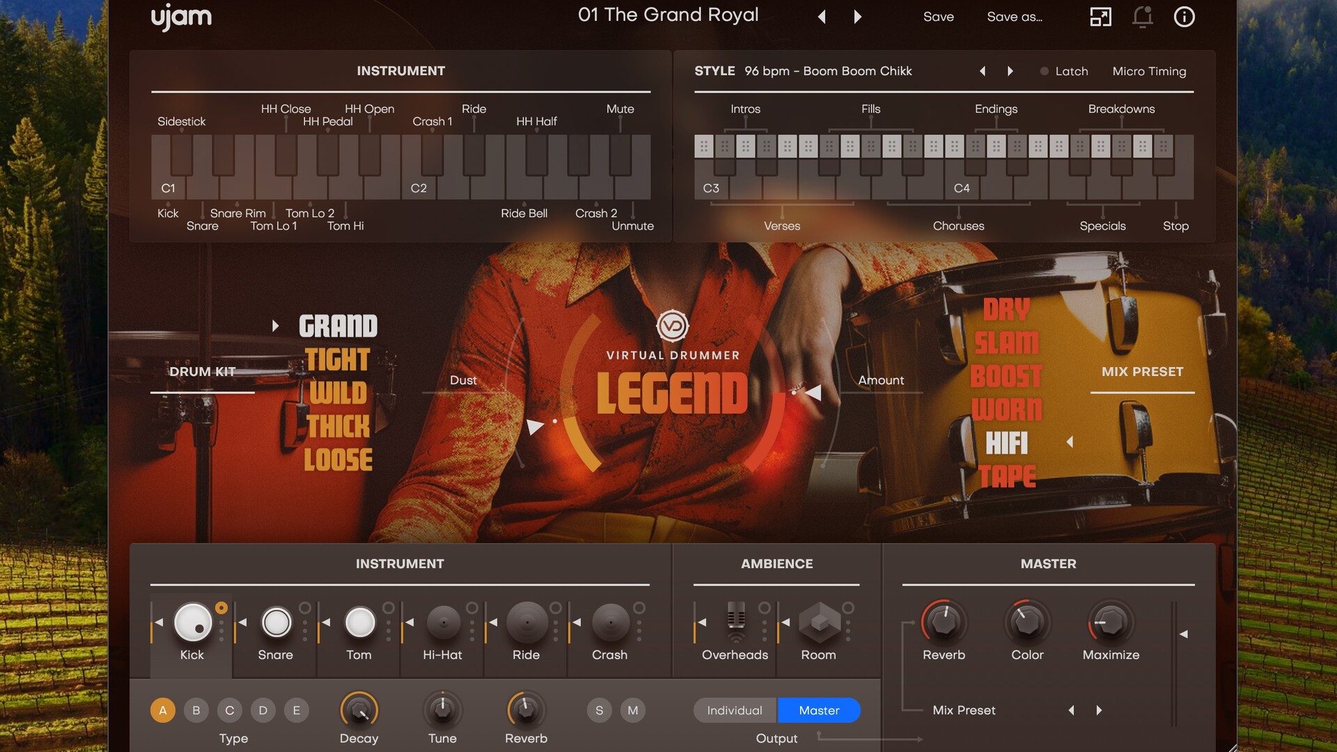 uJAM Virtual Drummer Legend for mac(虚拟鼓手音乐插件)