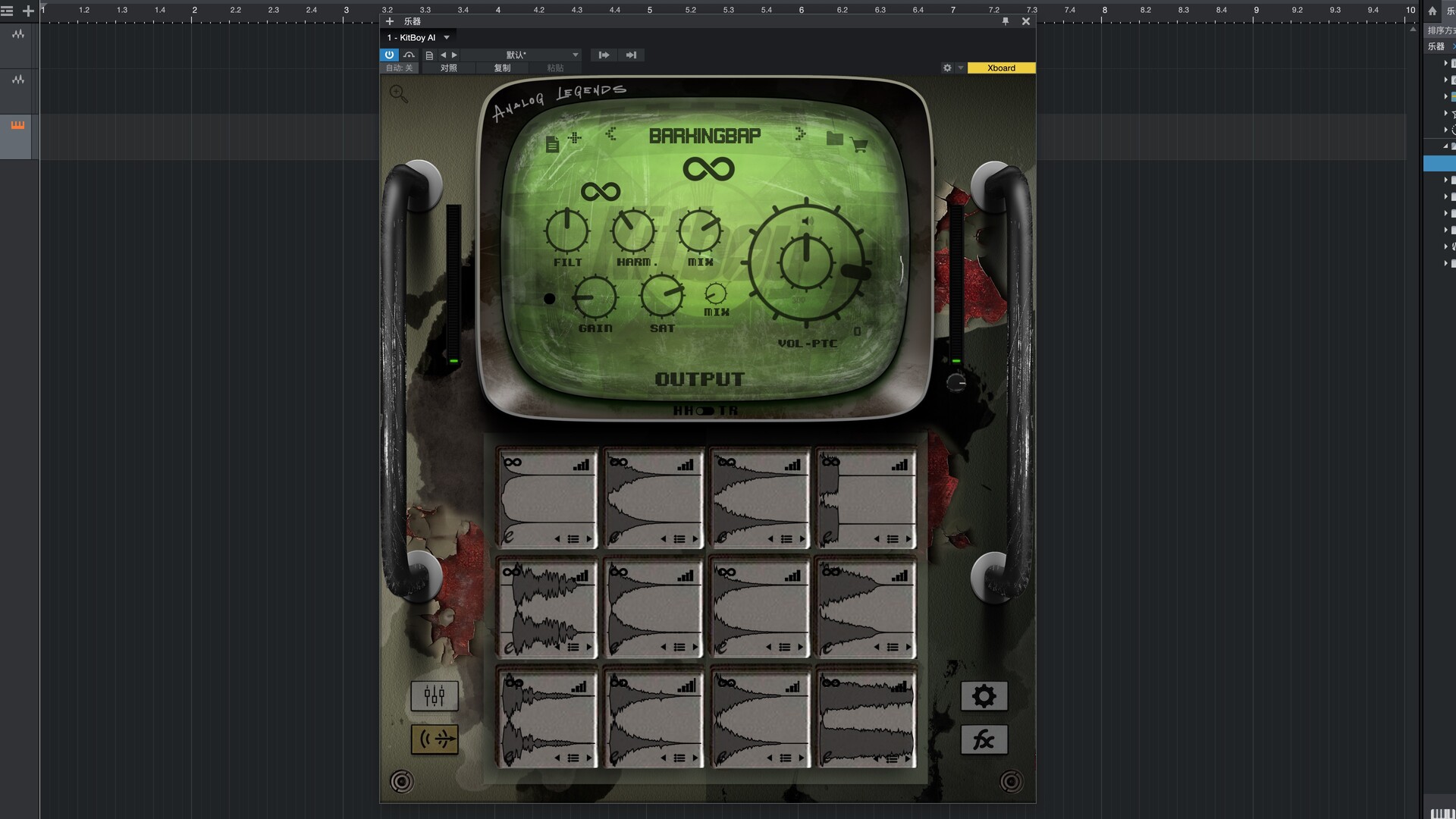 Analog Legends KitBoy AI for Mac(瞬时采样器和鼓机引擎)