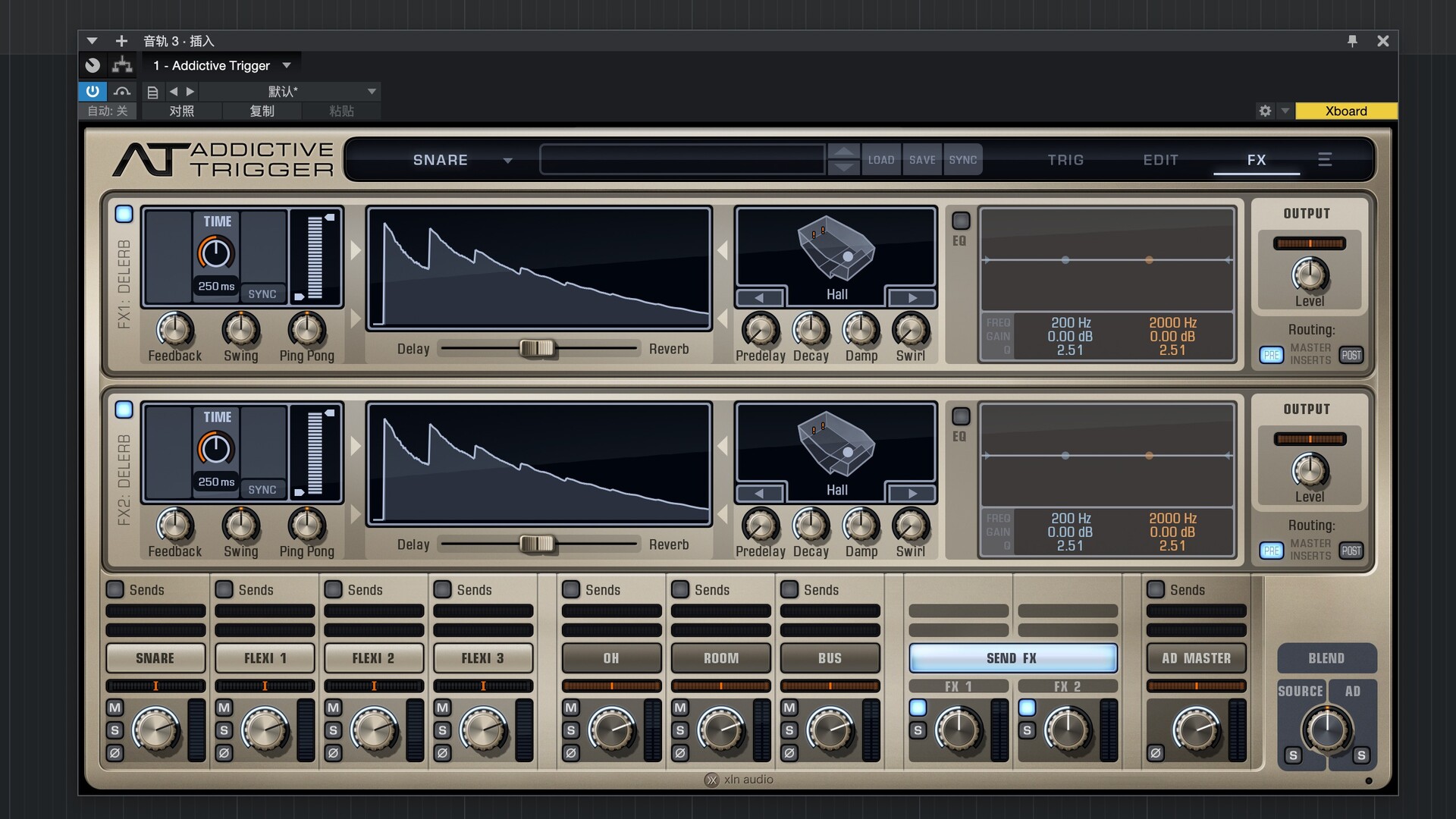 XLN Audio Addictive Trigger Drum Vault Bundle for Mac(智能鼓点替换器)