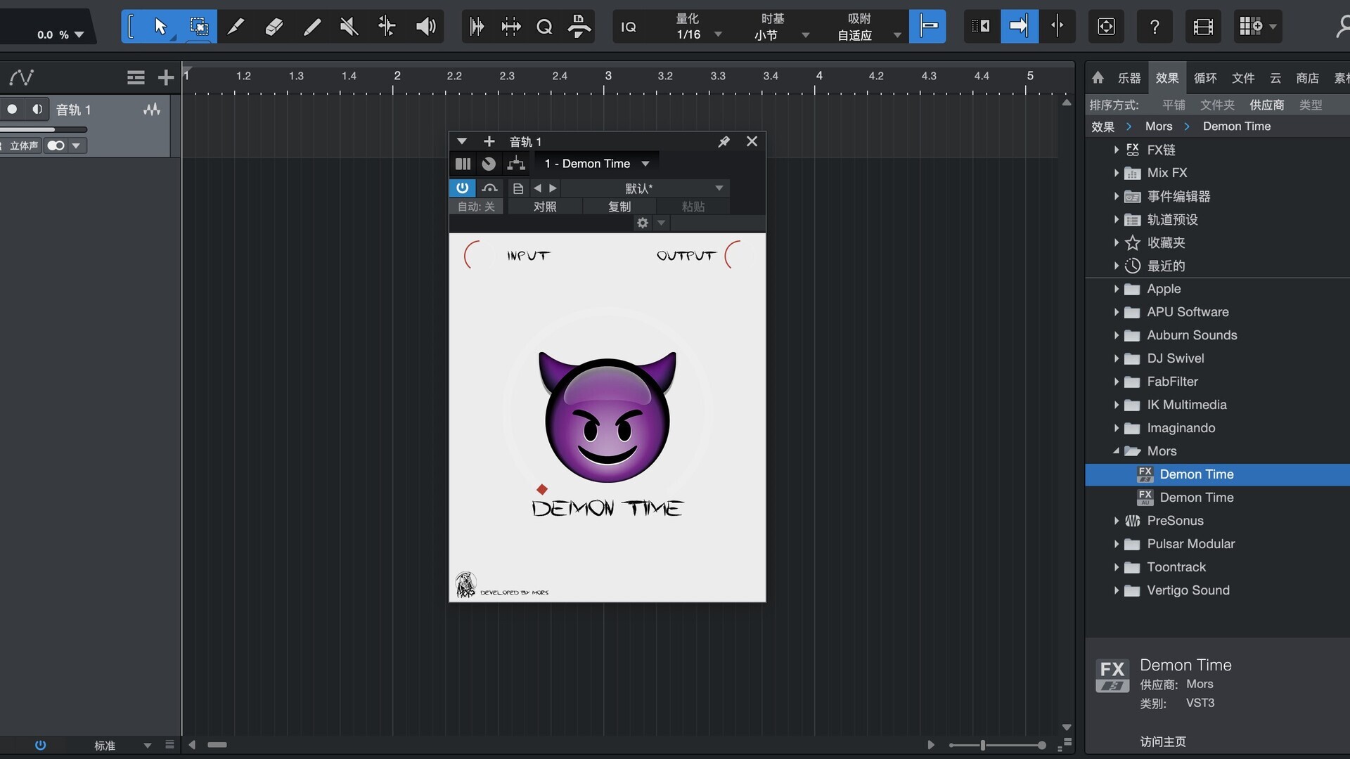 Mors Demon Time (FX Plugin) for mac(恶魔风格插件)