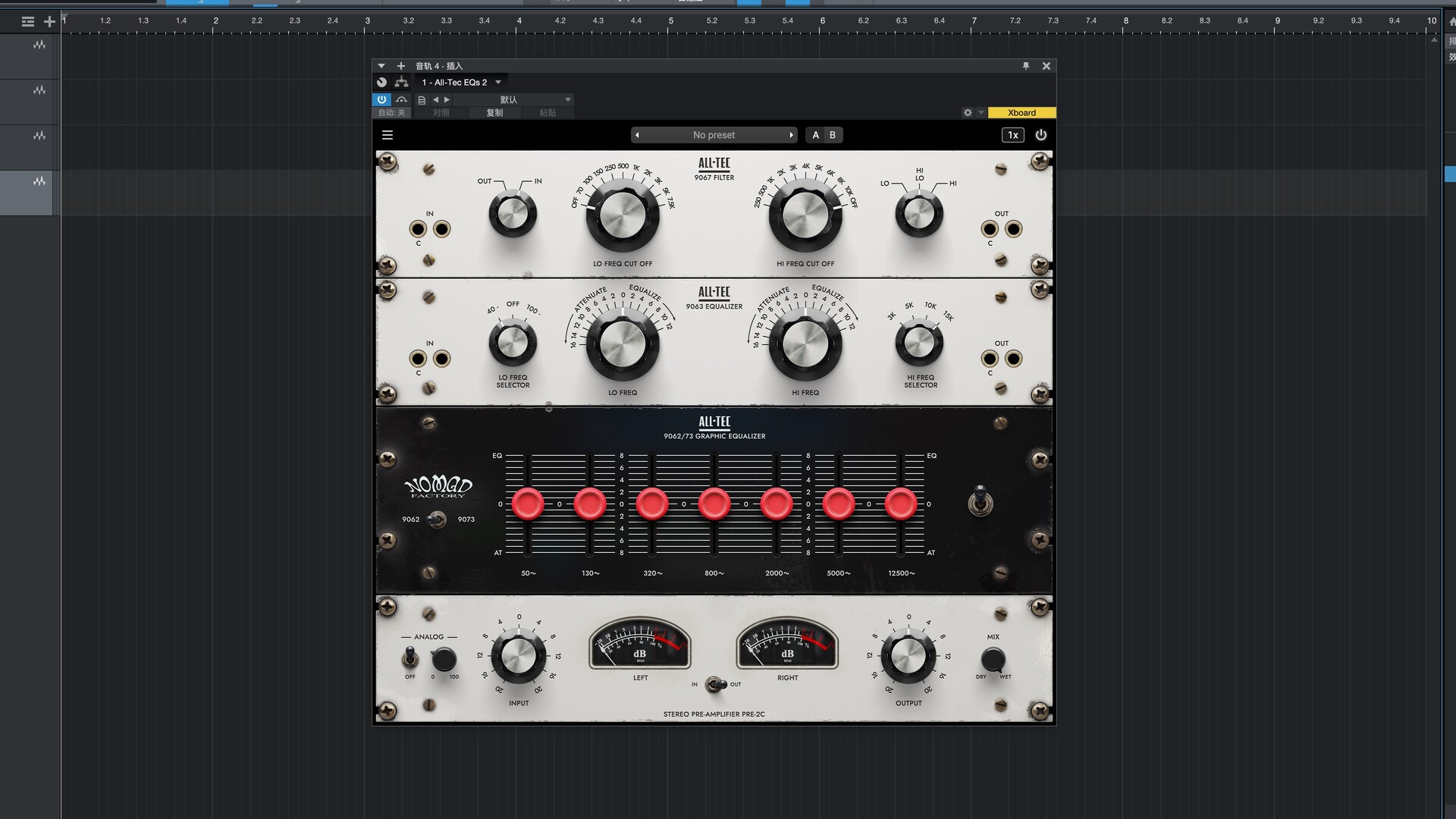 Nomad Factory Retro EQs Bundle for Mac(优质复古 EQ 仿真集合)