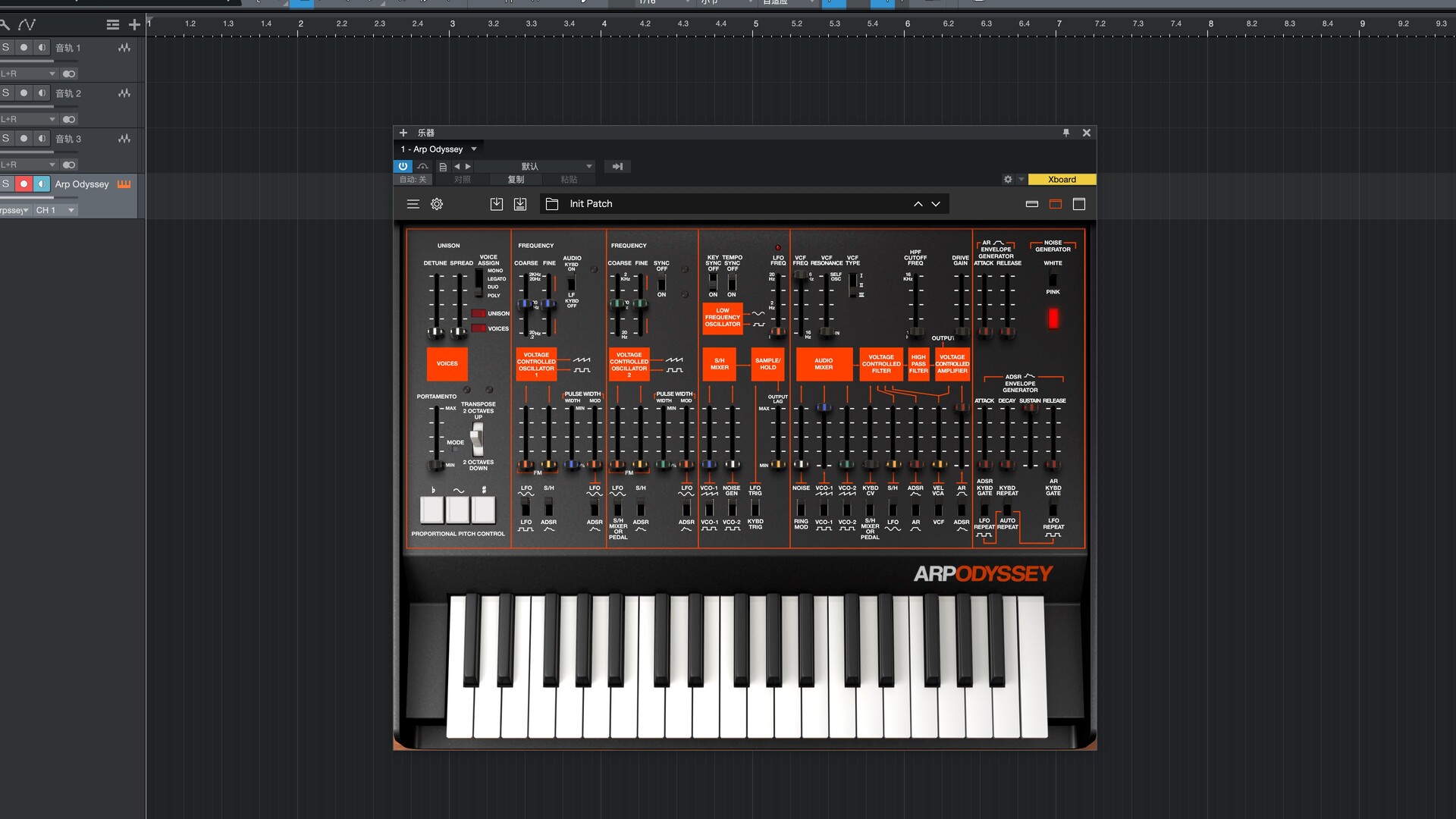 KORG Software ARP ODYSSEY for Mac(雙音合成器) 