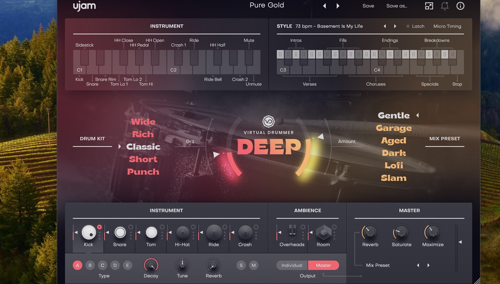 uJAM Virtual Drummer DEEP for mac(虚拟鼓手插件)