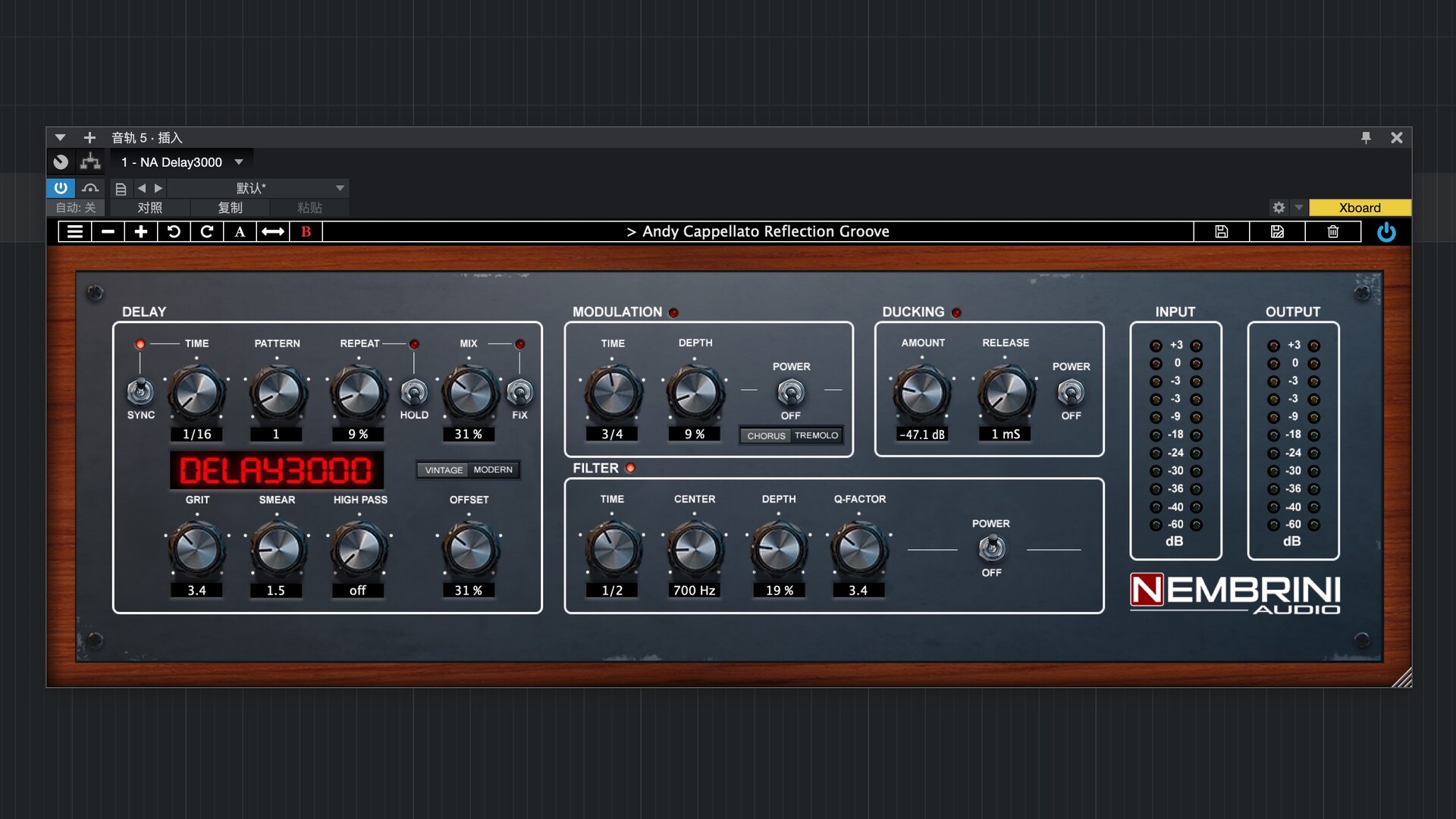 Nembrini Audio Delay Bundle for Mac(吉他放大器插件)
