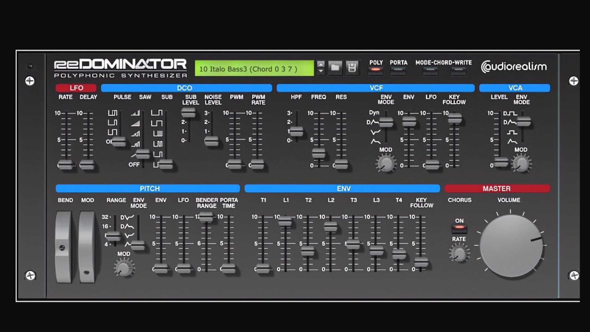 Audio Realism ReDominator1x for mac(经典复音合成器)