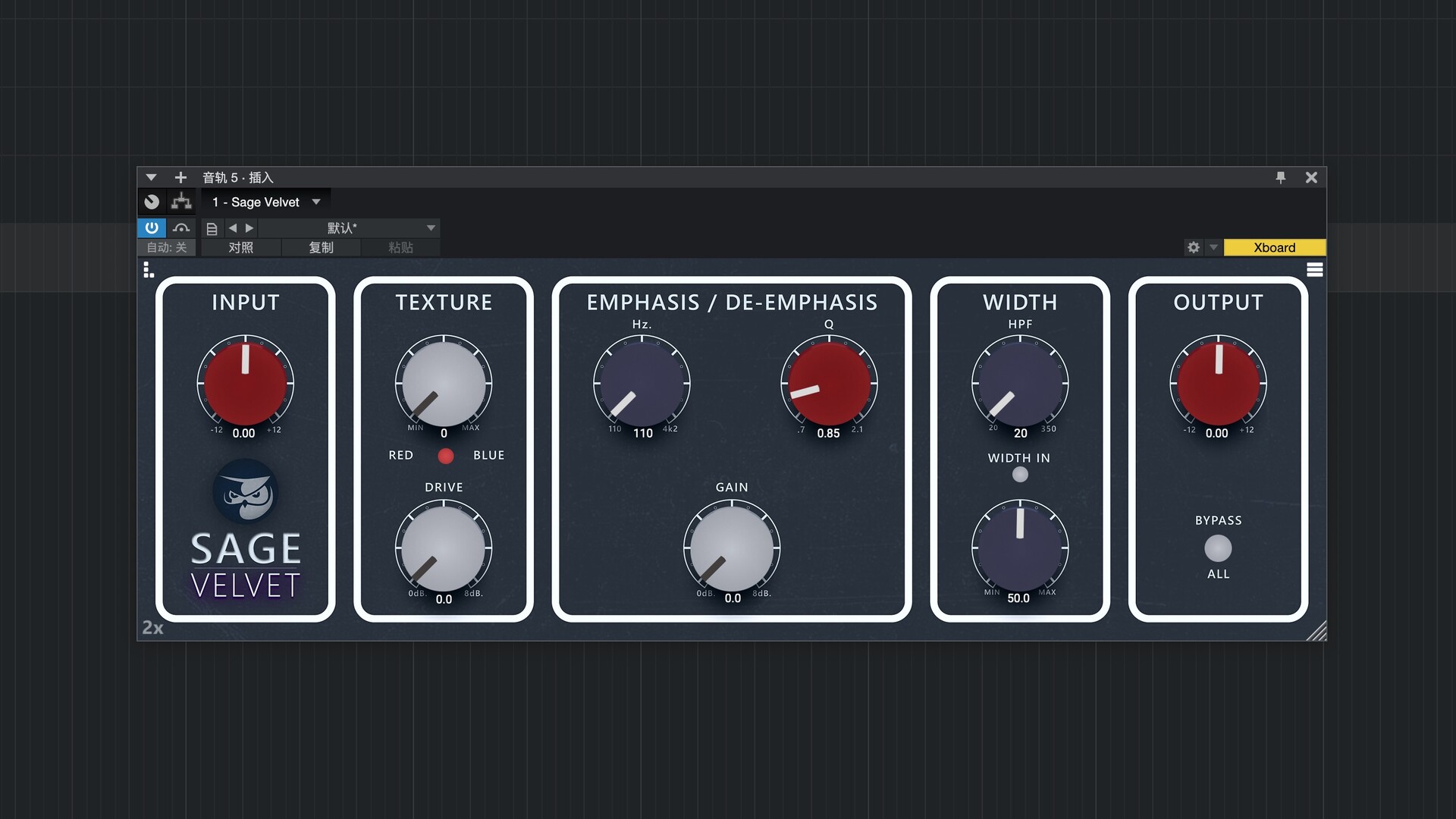 Sage Audio Sage Velvet for Mac(模拟效果插件)