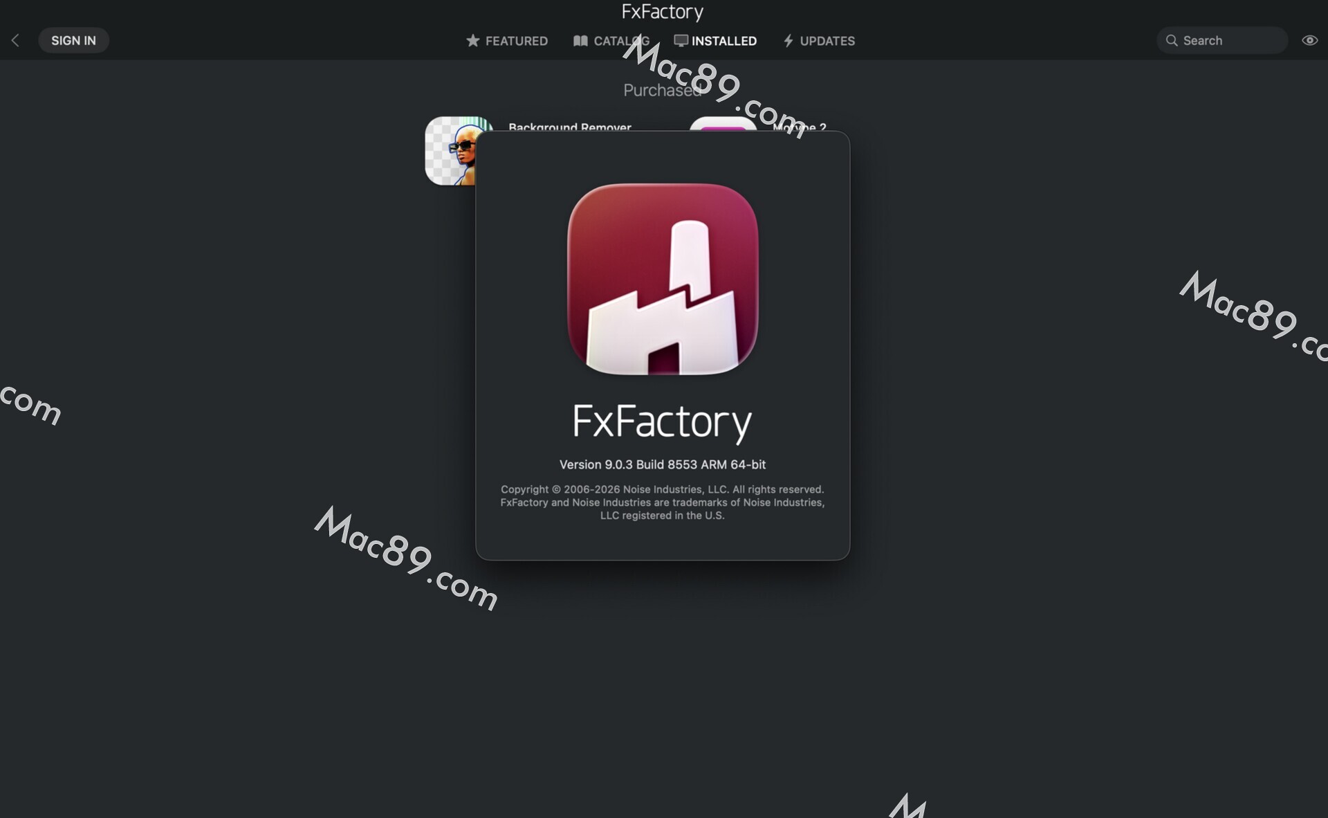 FxFactory 9 Pro for Mac(视觉特效处理包)